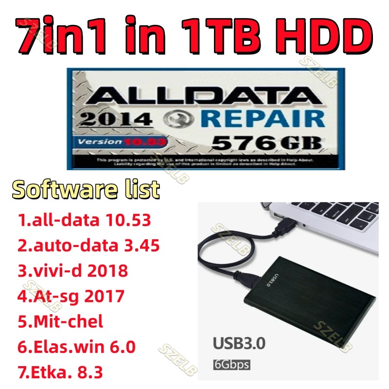 Auto Repair Shop - Alldata10.53+Autodata 3.45+vivid 2018+Atsg +Elaswin 6.0+Etka 8.3