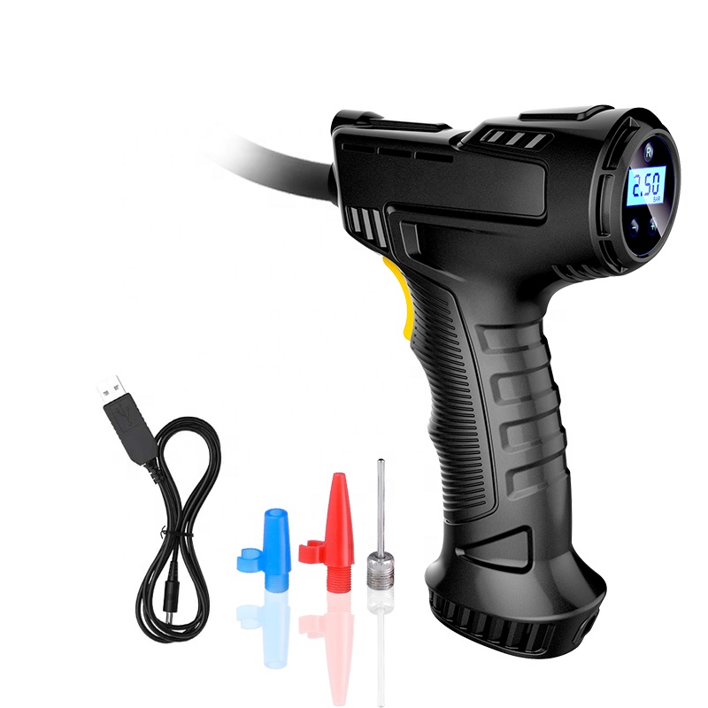 Air Compressor - 150PSI 120W Taşınabilir Dijital Şarj Edilebilir