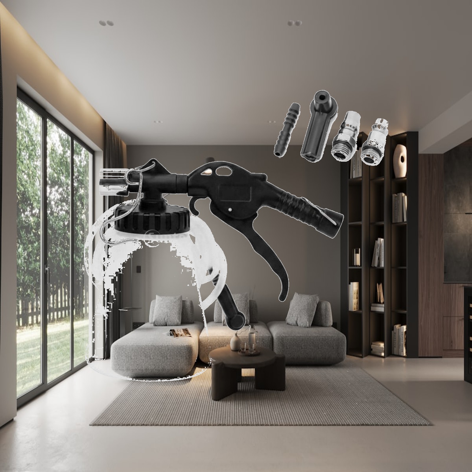 Auto Repair Shop - Pnömatik Fren Yağı Değiştirici PU Plastik