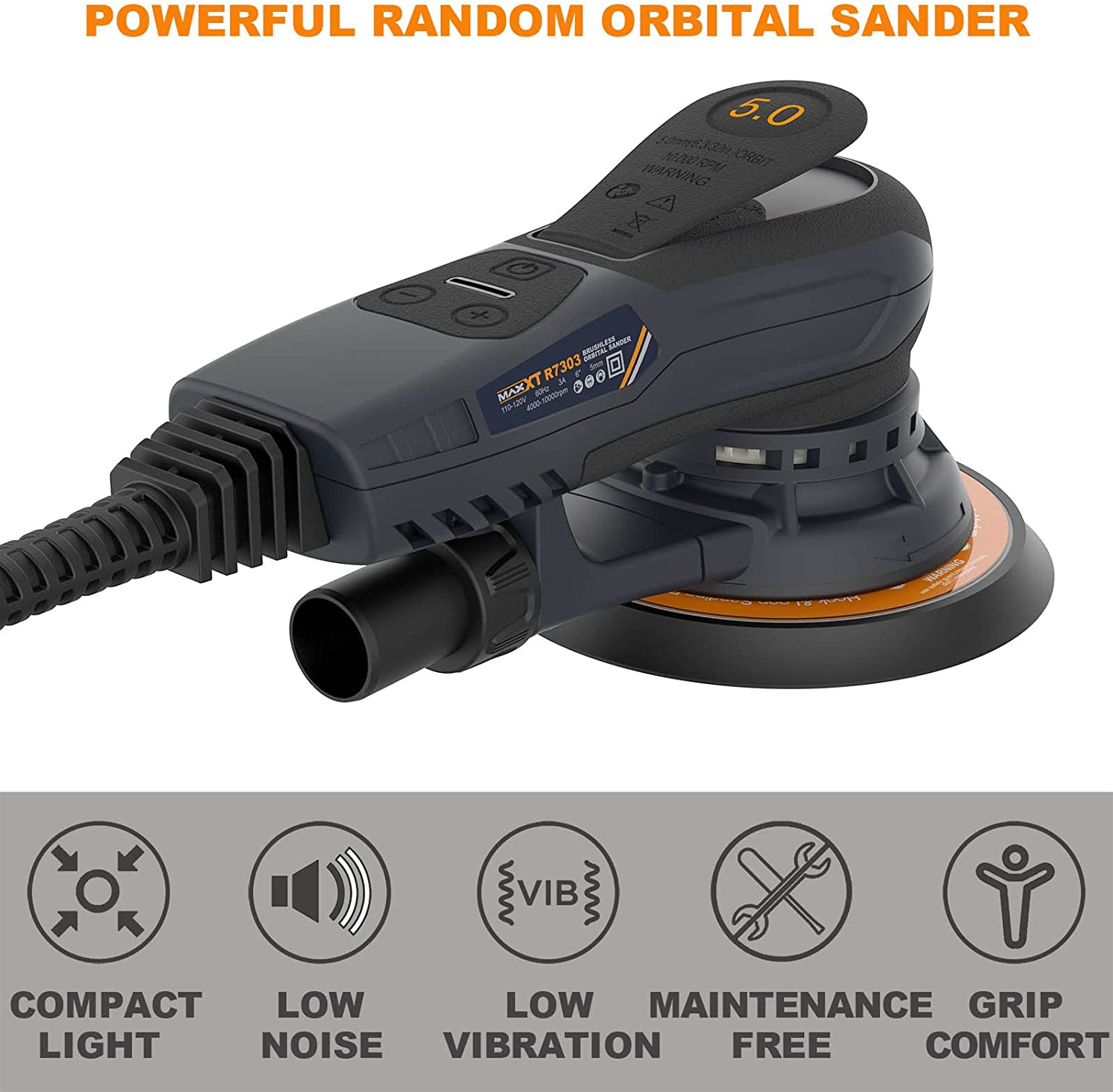 MAXXT 2.5mm/5.0mm Popüler Tasa - Orbital Polisher Da incelemesi ve fiyatı