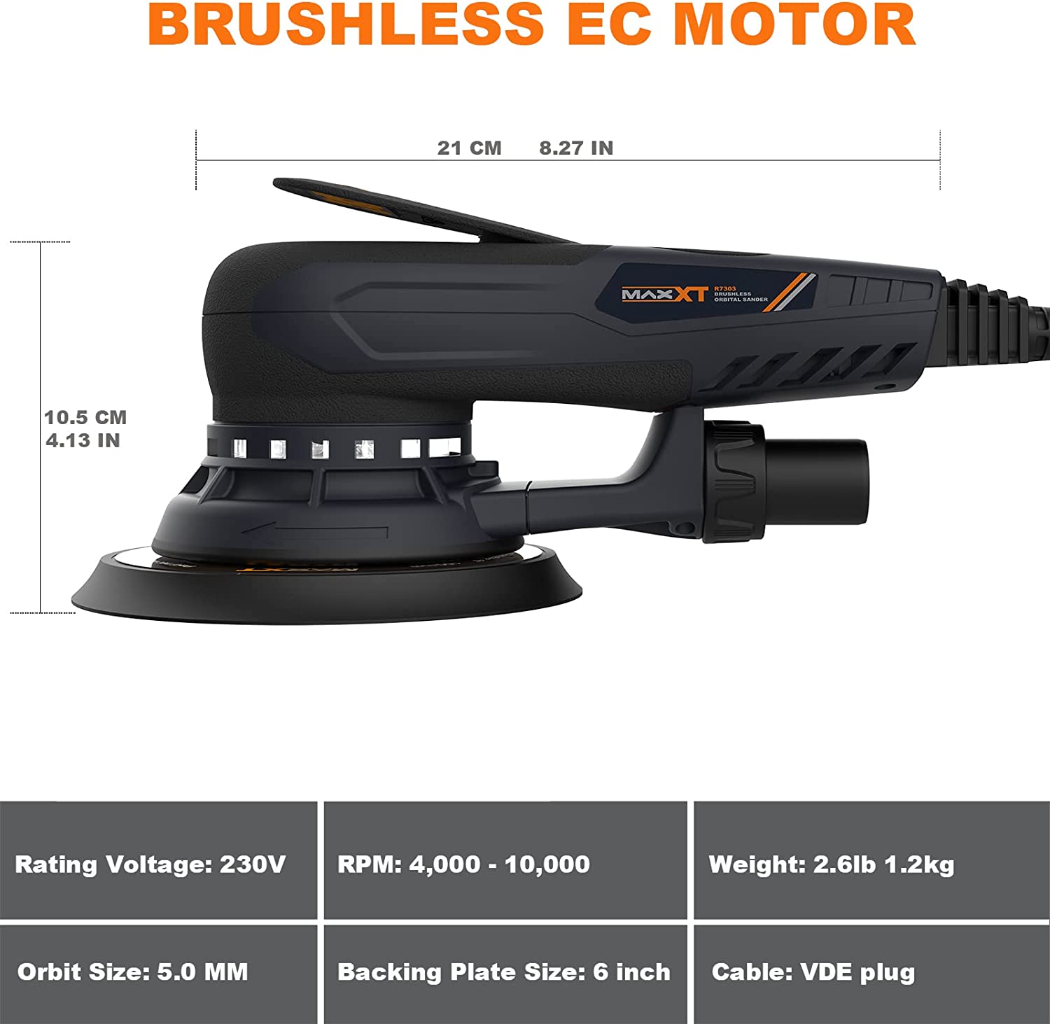 MAXXT 2.5mm/5.0mm Popüler Tasa - Orbital Polisher Da incelemesi ve fiyatı