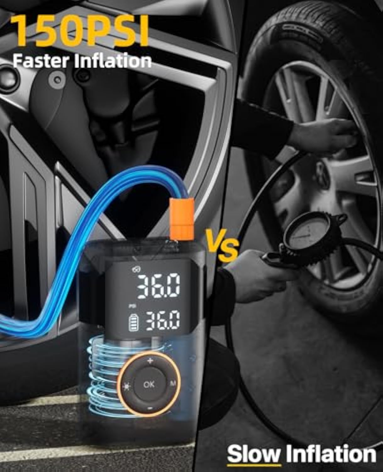 Otomatik Şarj Edilebilir Elekt - Air Compressor incelemesi ve fiyatı